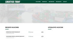 Desktop Screenshot of logisticstoday.nl